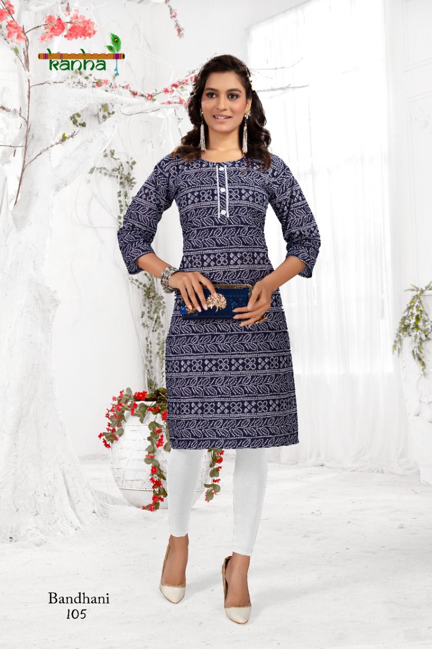 Kanha Batik  Wholesale Kurtis Regular Wear Collection